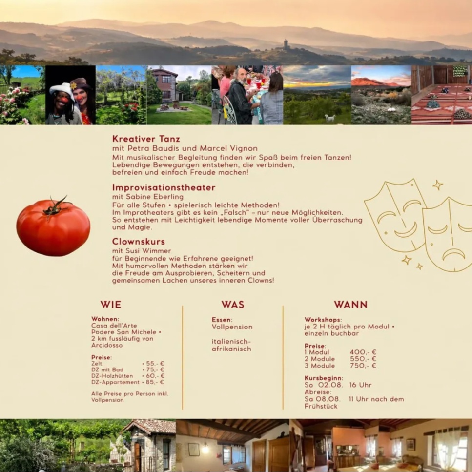 Kreativreise Flyer Rückseite
